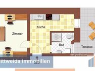 Hochwertig sanierte 1-Raum-Wohnung im Hochparterre mit Terrasse - Hainichen (Sachsen)