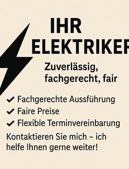 Elektriker mit Power für Ihr Projekt - Hilden