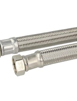 Edelstahl DN13 Verbindungsschlauch 500 mm 1/2" ÜWM x 1/2" ÜWM - Meerbusch