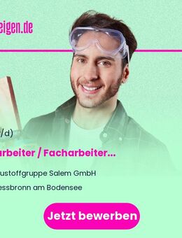 Vorarbeiter / Facharbeiter (m/w/d) - Kressbronn (Bodensee)