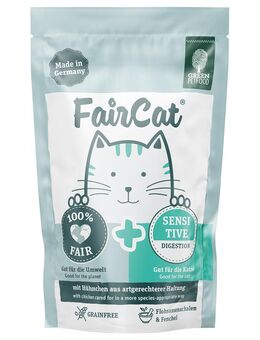 FairCat Nassfutterbeutel - Sparpaket: Sensitive (16 x 85 g)