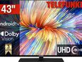 Telefunken Android TV LED-Fernseher 43 Zoll 4K Ultra HD Smart-TV in 12051