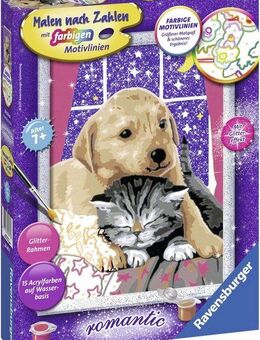 Ravensburger Malen nach Zahlen Flauschige Freunde, Made in Europe