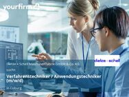 Verfahrenstechniker / Anwendungstechniker (m/w/d) - Coburg