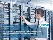 Mitarbeiter*in (m/w/d) im Team Geräte- und Datenmanagement Messstellenbetrieb - Augsburg
