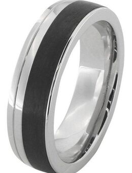 DOOSTI Trauring Schmuck Geschenk Edelstahl Trauring Ehering Partnerring LIEBE, Made in Germany, wahlweise mit oder ohne Zirkonia