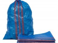30x 50kg Säcke für Getreide Mais Kohle Korn Landwirtschaft starke Ausführung Polypropylen (PP)-Beutel blau - Wuppertal