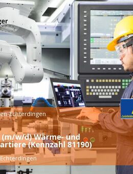 Techniker (m/w/d) Wärme- und Energiequartiere (Kennzahl 81190) - Leinfelden-Echterdingen