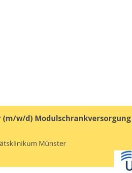 Mitarbeiter (gn*) Modulschrankversorgung - Münster