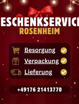 Dein Geschenkservice in Rosenheim – schnell, schön & zuverlässig - Rosenheim