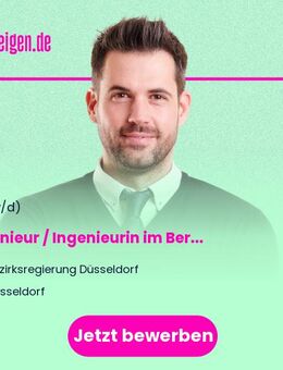 Ingenieur / Ingenieurin im Bereich Bau und Verkehr (m/w/d) - Düsseldorf