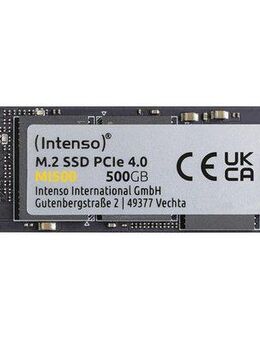 Intenso M.2 SSD PCIe 500 GB MI500 SSD-Festplatte (500 Gigabyte) 5300 MB/S Lesegeschwindigkeit, 4500 MB/S Schreibgeschwindigkeit