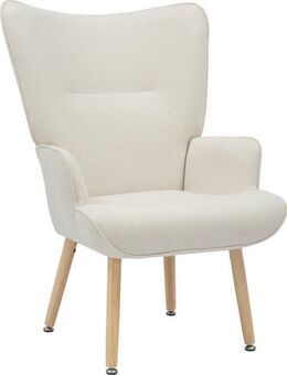 INOSIGN Relaxsessel KEADY, Hochlehnsessel, TV-Sessel, Relaxsessel, Ohrensessel mit stabilem Echtholzgestell