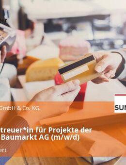 Kundenbetreuer*in für Projekte der Hornbach Baumarkt AG (m/w/d) - Sankt Ingbert