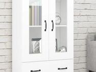 Sideboard Highboard White 70x31x115 cm Wood-based Panel - Used - Berlin Spandau