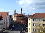 Altstadthaus mit Blick über die Dächer der Stadt und die Donau - Ingolstadt