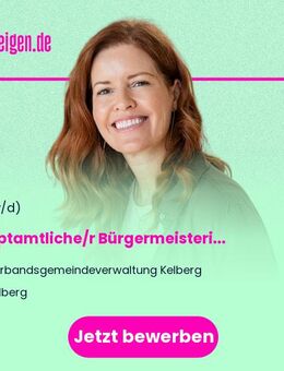 Hauptamtliche/r Bürgermeisterin / Bürgermeister (m/w/d) - Kelberg