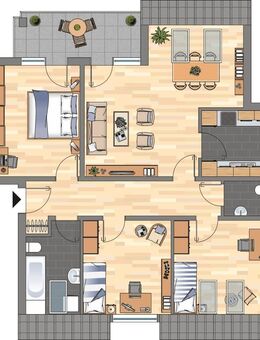 4-Zimmer-Wohnung in Bergkamen Nordberg - Bergkamen