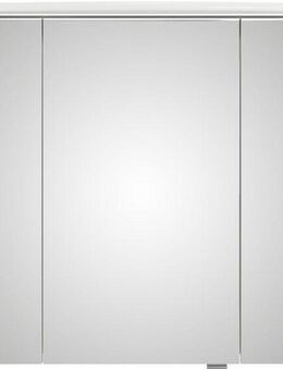 Saphir Badezimmerspiegelschrank Serie 4010 Badezimmer-Spiegelschrank inkl. LED-Beleuchtung im Kranz Badschrank 82 cm breit, 3 Türen, 6 Glas-Einlegeböden, inkl Türdämpfer