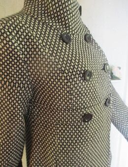NEU * Retro * Vintage- Style * Punkte * Polka Dots * Wolle * Jacke "idpdt" Gr. 40- 42/ S- M * schwarz * grau * cremè- beige * - Riedlingen
