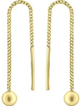 Firetti Paar Ohrhänger Schmuck Geschenk Gold 333 Ohrschmuck Durchzieher Kugel