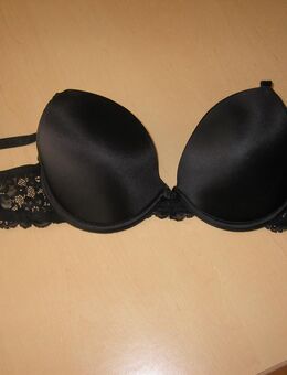 schwarzer schlichter Damen BH 85B - Moosinning