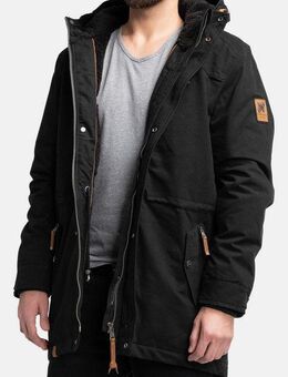 Navahoo Parka Manaka stylischer Herren Wintermantel mit Kapuze