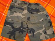 Kurze Kindershorts Gr. 116 Anglerhose Camouflage.Neu - Mönchengladbach