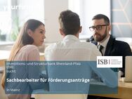 Sachbearbeiter für Förderungsanträge - Mainz