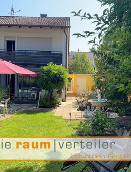 Charmante DHH mit Wintergarten & großem Feng-Shui-Garten in München-Waldperlach - München