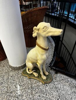 ~ ‎Vintage lebensgroße Windhund Hundestatue Art Deco Figur - Überlingen Zentrum