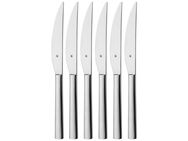 WMF Steakmesser Nuova (6 Stück), solide Monobloc Steakmesser