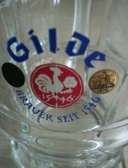 Glas Seidel Bierkrug Bierseidel: Gilde Brauerei 0,4 l ; Moravia Pils 0,25 l , Bier Glas Gläser, Sahm, Rastal je 2,- - Flensburg