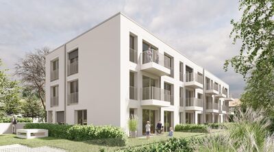 Neubau 1 Zimmerwohnung mit Balkon inkl. Tiefgaragenstellplatz in Vöhringen provisionsfrei zu verkaufen