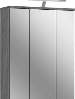 welltime Badezimmerspiegelschrank LUCCA, TOPSELLER!, Breite 60cm, inkl. LED Beleuchtung, 3 Spiegeltüren (Set, 2-St) Badmöbel, Badschrank, Schrank, Wandschrank, Bad, Badezimmer