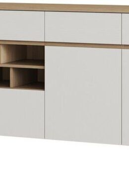 Home affaire Sideboard Stranda, moderner Schrank, Kommode im Scandi-Style, 198 cm breit, elegante Rahmenoptik, ausreichend Stauraum, vielseitig einsetzbar