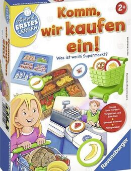 Ravensburger Spiel Komm, wir kaufen ein!, Made in Europe