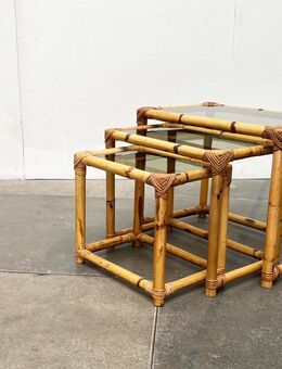Mid Century Bambus Bamboo Nesting Tables Tisch 60er 70er - Hamburg Hamburg-Nord