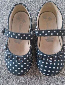 Primigi Spangenschuh Ballerina Gr. 23 blau mit Punkten - Lehrte