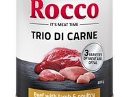 Top-Angebot Rocco Trio di Carne - 24 x 400 / 800 g 24 x 800 g: Rind, Lamm & Geflügel