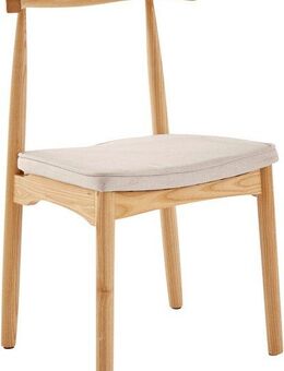 LeGer Home by Lena Gercke Esszimmerstuhl Rianne, TOPSELLER!, OTTOs Choice (Set, 2 St), Gestellrahmen aus massivem Eschenholz, Sitzfläche mit Webstoffkissen