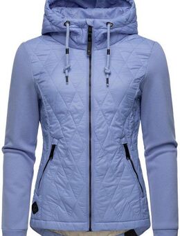Ragwear Outdoorjacke Lucinda Steppjacke aus modernem Materialmix mit Kapuze