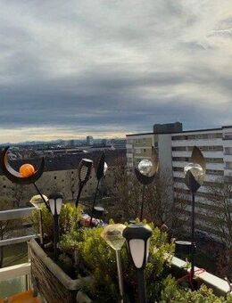 Weitsicht bis zu den Bergen - München