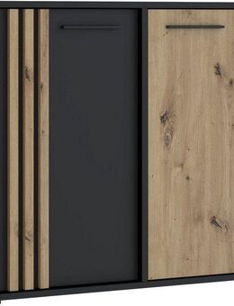 FORTE Kommode Cardigan, Kommode, 2 farbig, Stauraum, Einlegeböden, Soft Close