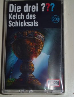 Kassette Die Drei ??? Fragezeichen - Kelch des Schicksals - Folge 208- MC - Neu - Hattersheim (Main) Zentrum