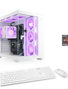 CSL Vitrum Advanced V24481 PC (AMD Ryzen 5 Pro 5655G, 16 GB RAM, 500 GB SSD, Luftkühlung)