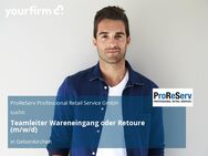 Teamleiter Wareneingang oder Retoure (m/w/d) - Gelsenkirchen