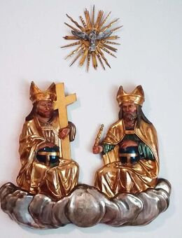 Trinität Wand-Skulptur antik Kapelle Kirche Altar Jesus Christus Heilig Kloster Kreuz - Nürnberg