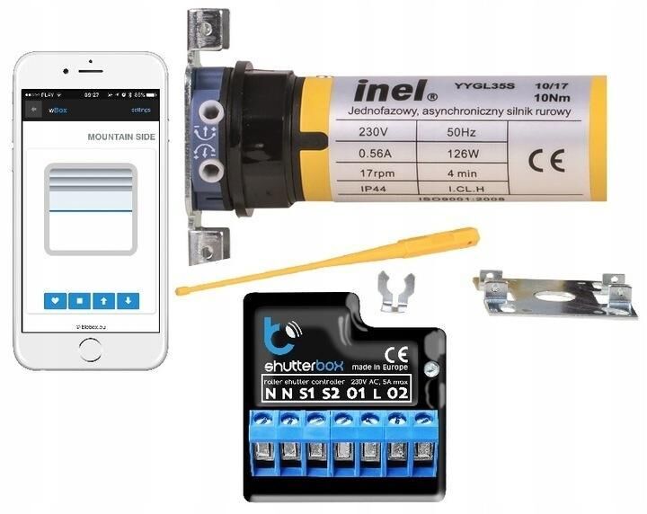 INEL N-13 13NM/14 Rollladenmotor Wifi ShutterBox Controller Set SmartHome Set2 - Wuppertal