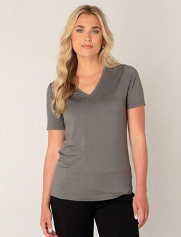 Base Level T-Shirt Yanic mit V-Ausschnitt